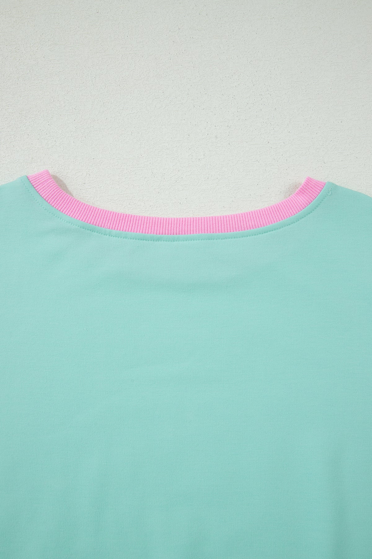 Moonlight Jade Colorblock Edge Drop Shoulder T Shirt and Skort 2Pcs Set