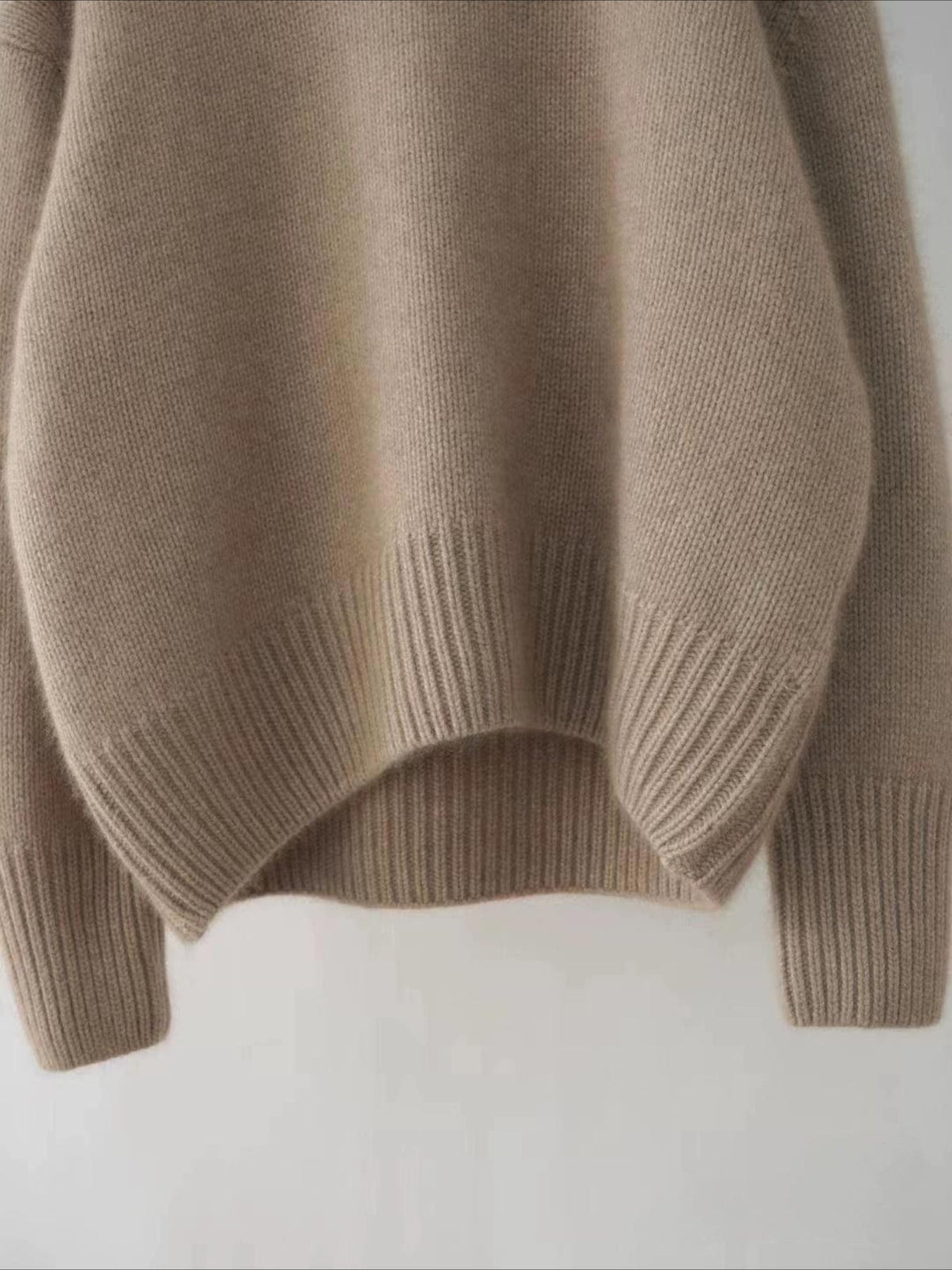 Lazy Style Loose and Versatile Knitted Pullover Sweater