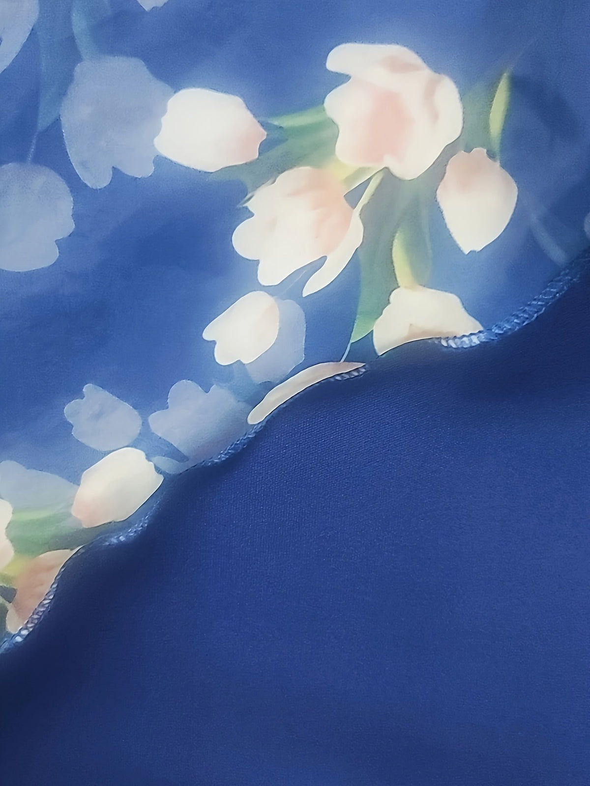 Floral Print Mesh Splicing Dress, Elegant Half Sleeve Slim Dress