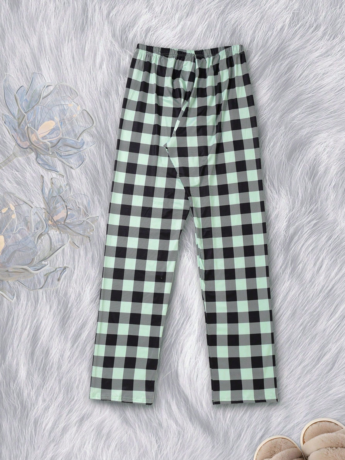 Loose Straight-Leg Casual Pants With High Waist And Floor-Length Design