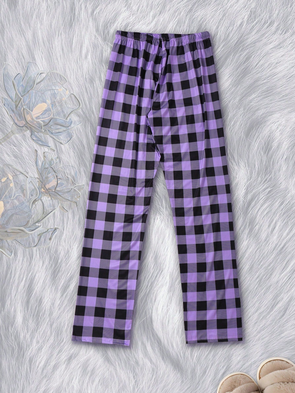 Loose Straight-Leg Casual Pants With High Waist And Floor-Length Design