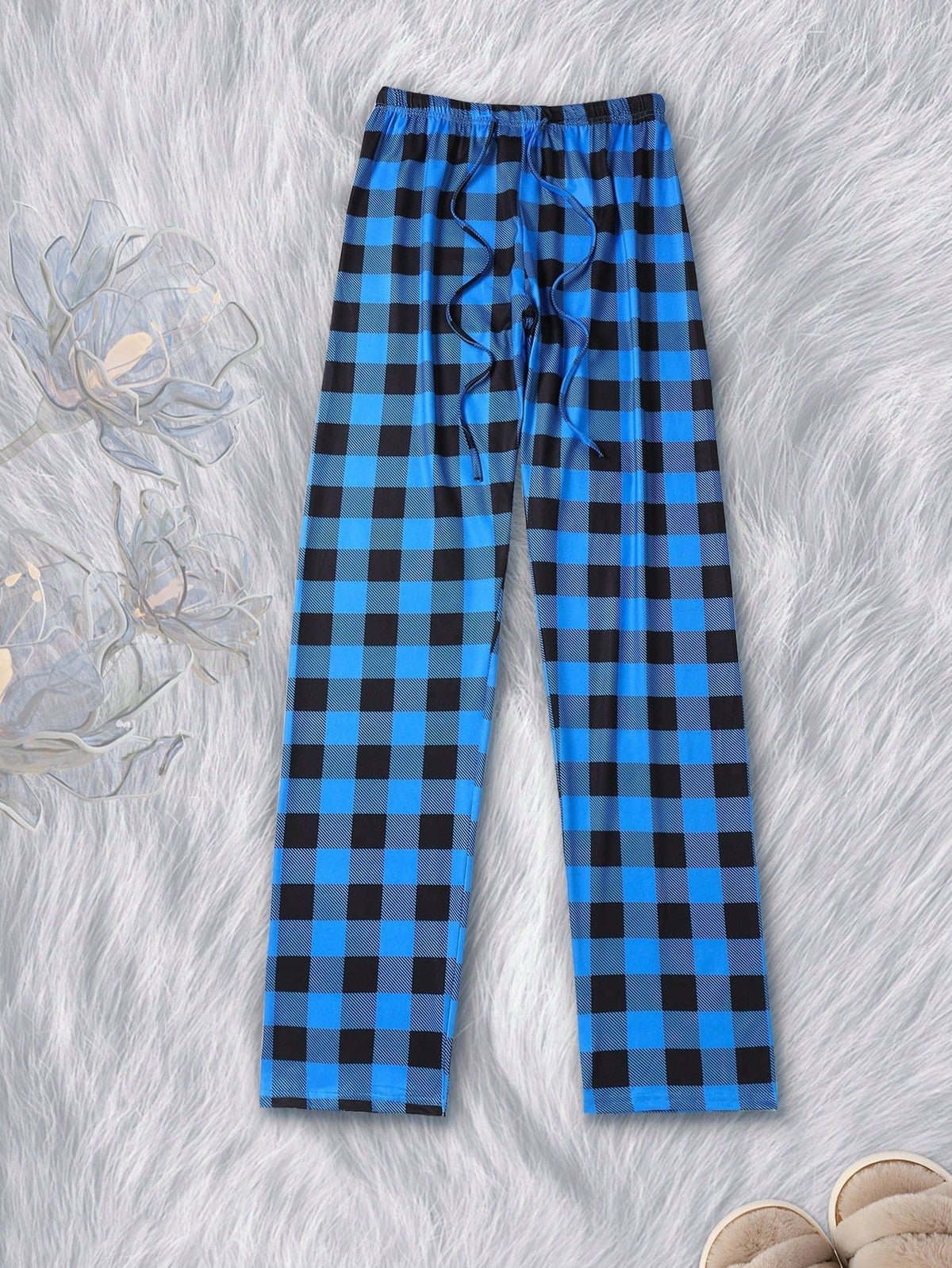 Loose Straight-Leg Casual Pants With High Waist And Floor-Length Design
