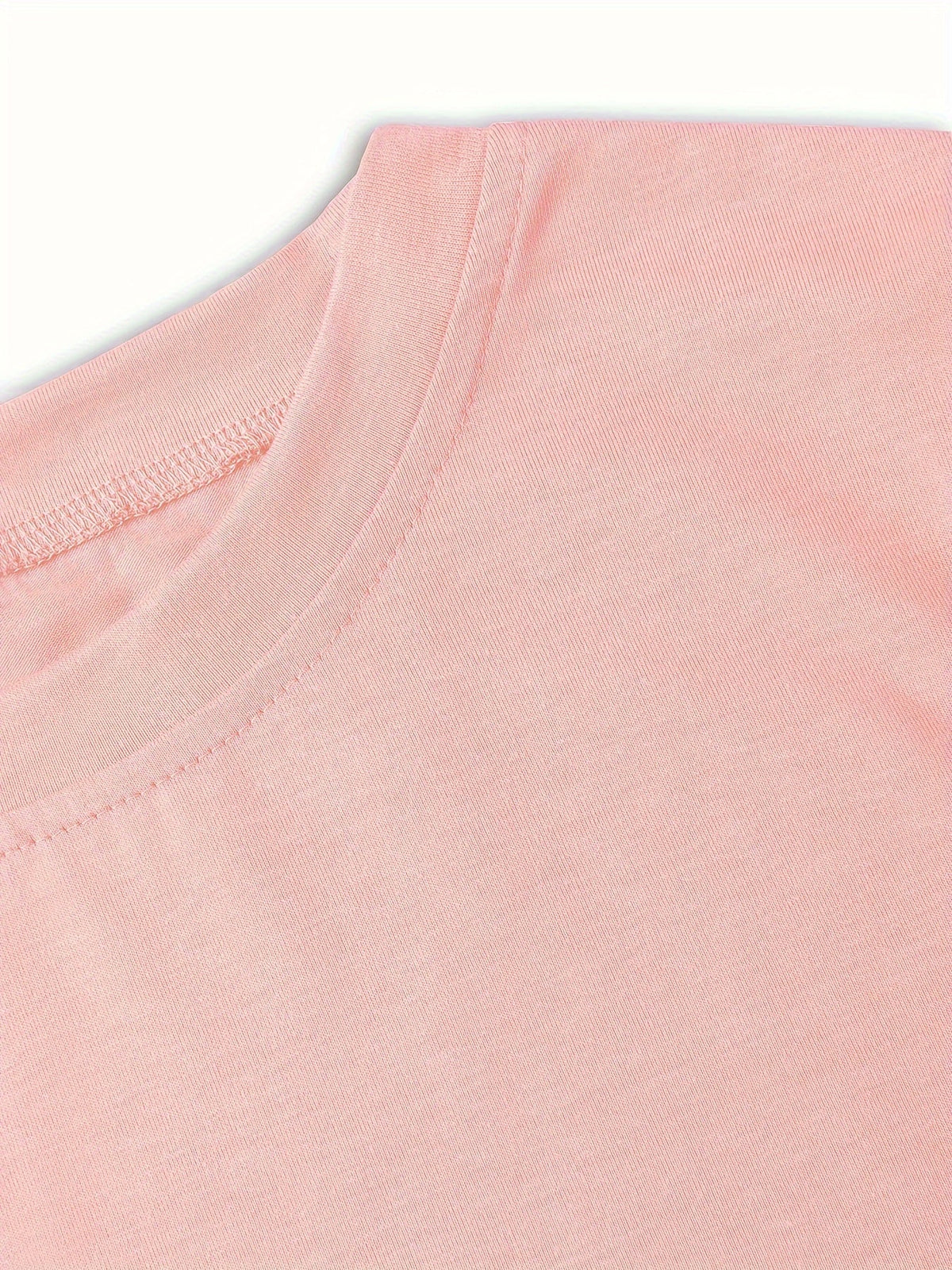 Daisy Flower Print Crew Neck Short Sleeve T-Shirt