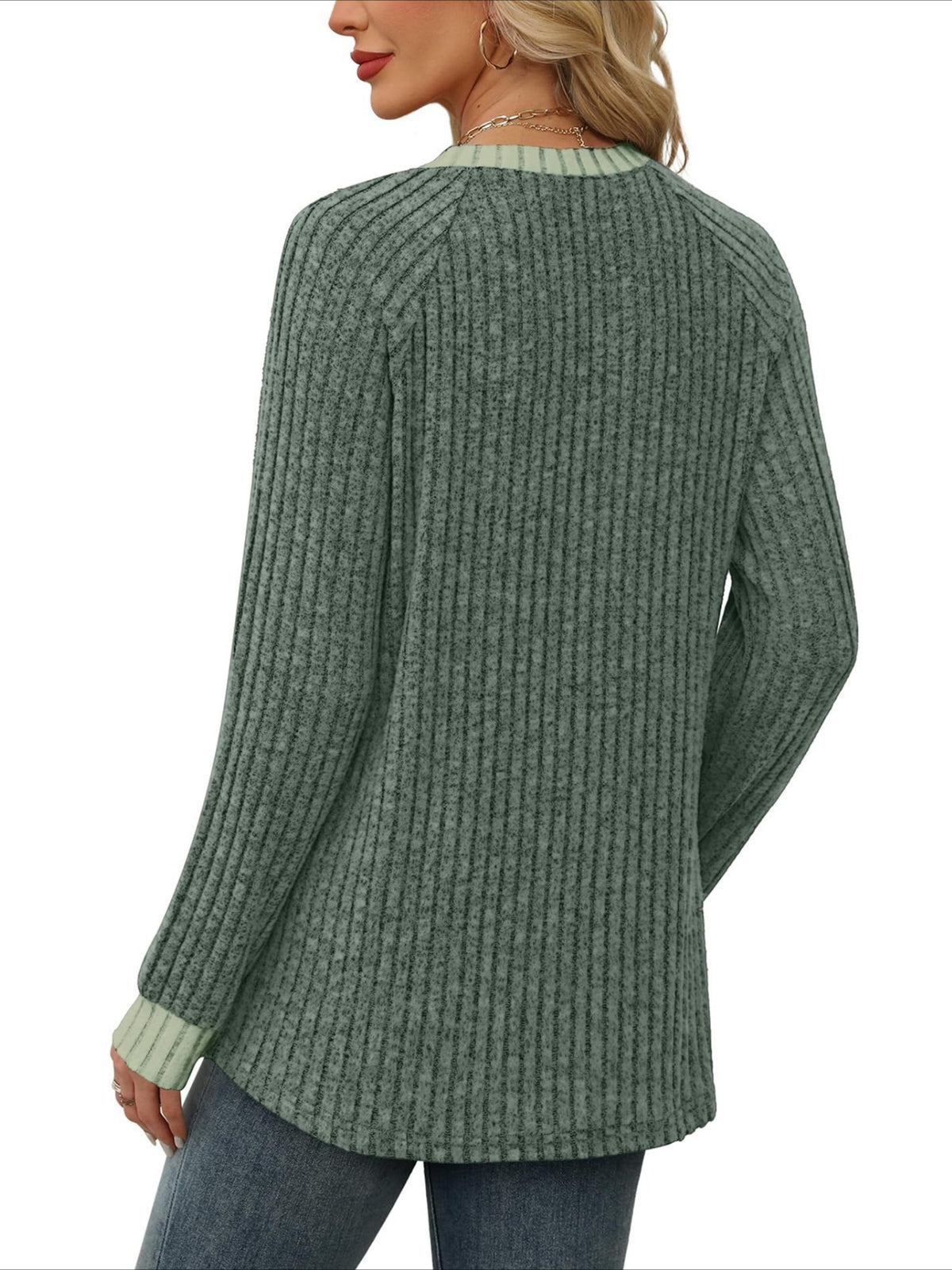 Loose Casual Fluff/Granular Fleece Fabric T-Shirt