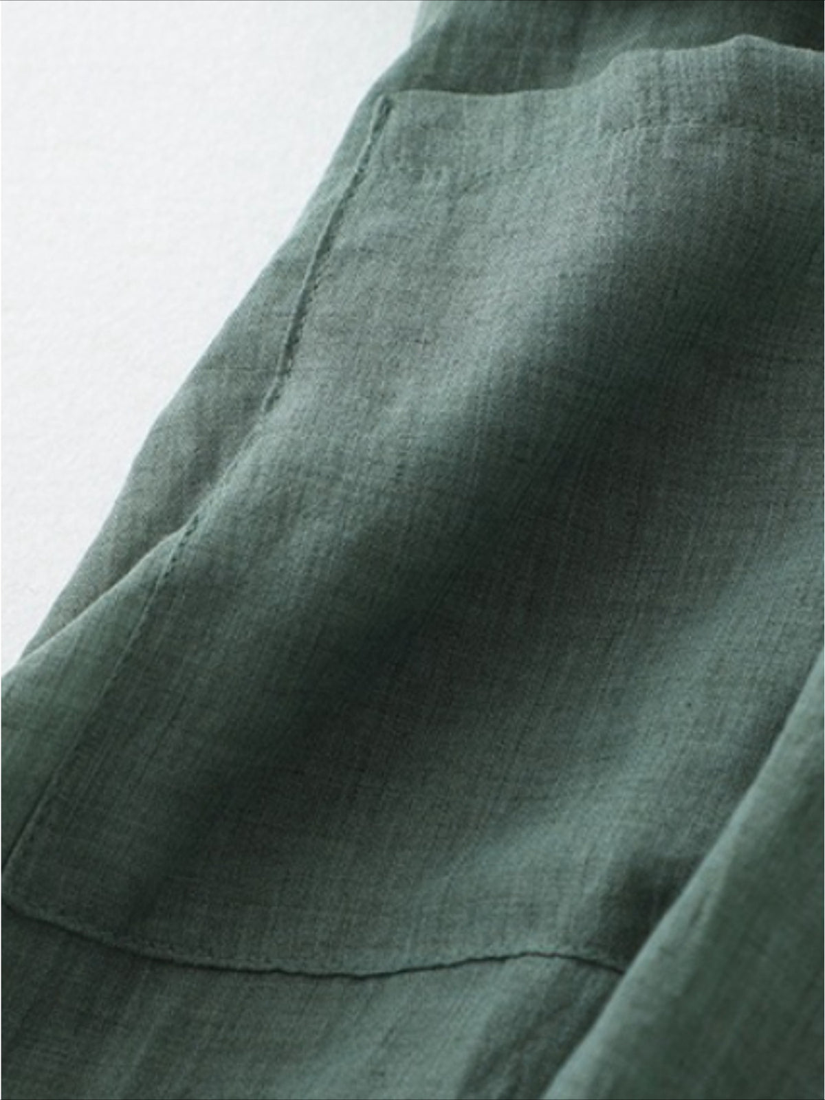 Long Loose Fit Casual Front Opening Short Sleeved and Linen Cover Lightweight and Linen Cardigan