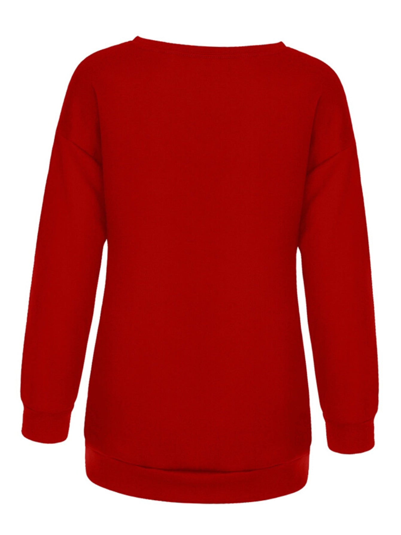 Women's Sweatshirt Casual Christmas Crew Neck Printed Long Sleeve Fashion Fall Loose Pullover