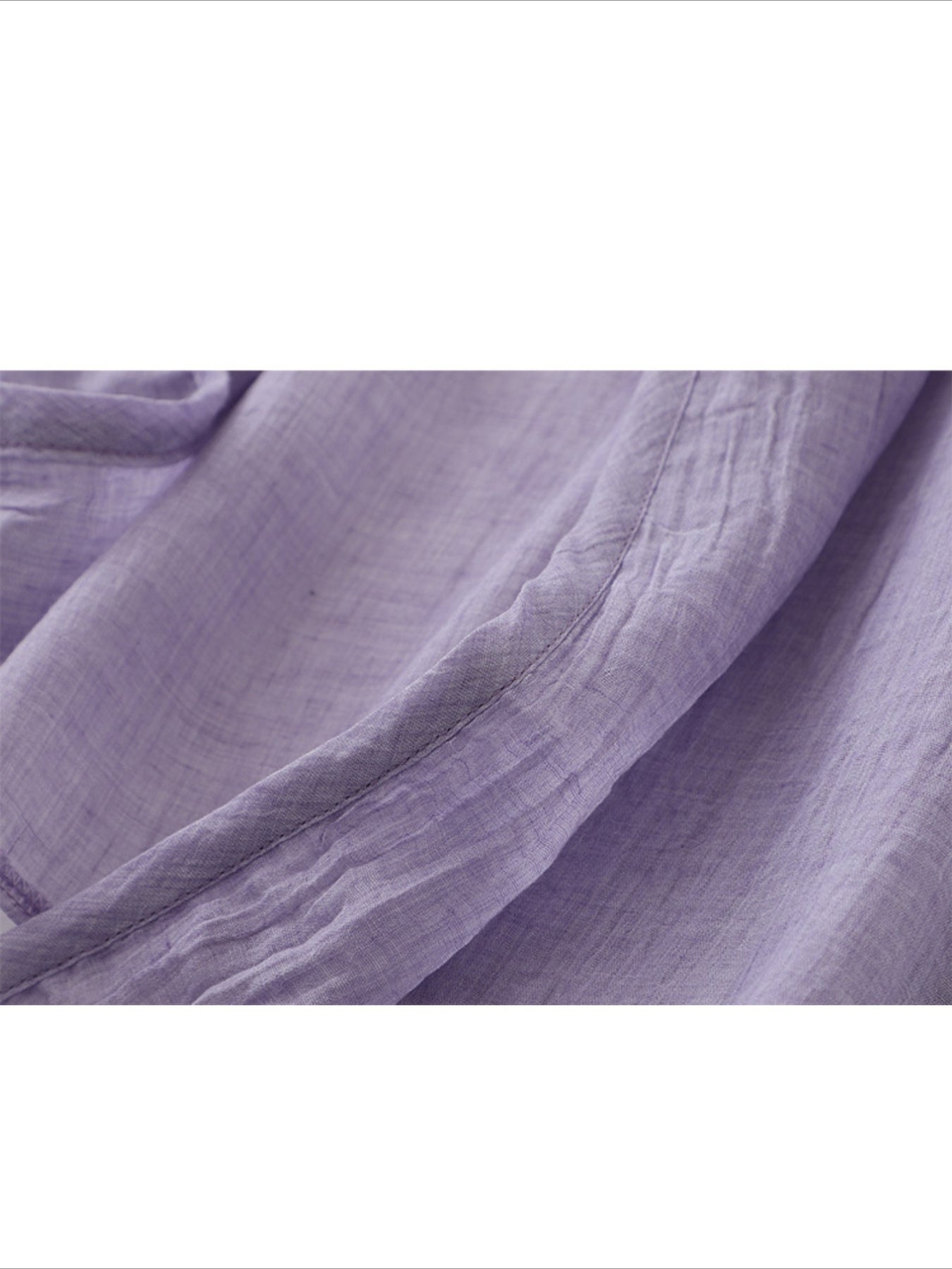 Long Loose Fit Casual Front Opening Short Sleeved and Linen Cover Lightweight and Linen Cardigan