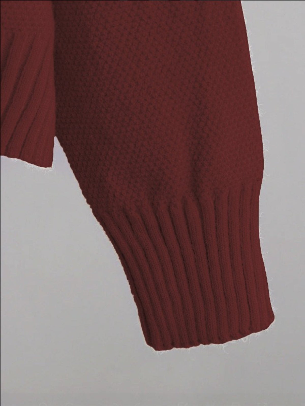 Solid Color Round Neck Sweater & Wide-Leg Pants Two-Piece Set