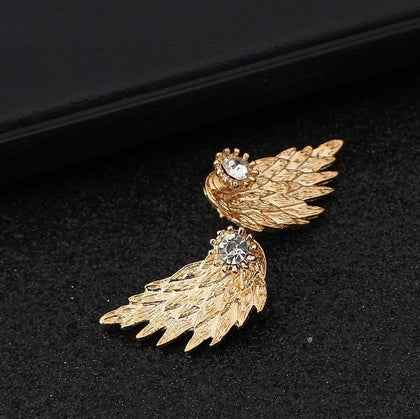 Free Gift Retro Stereo Angel Wing Earrings