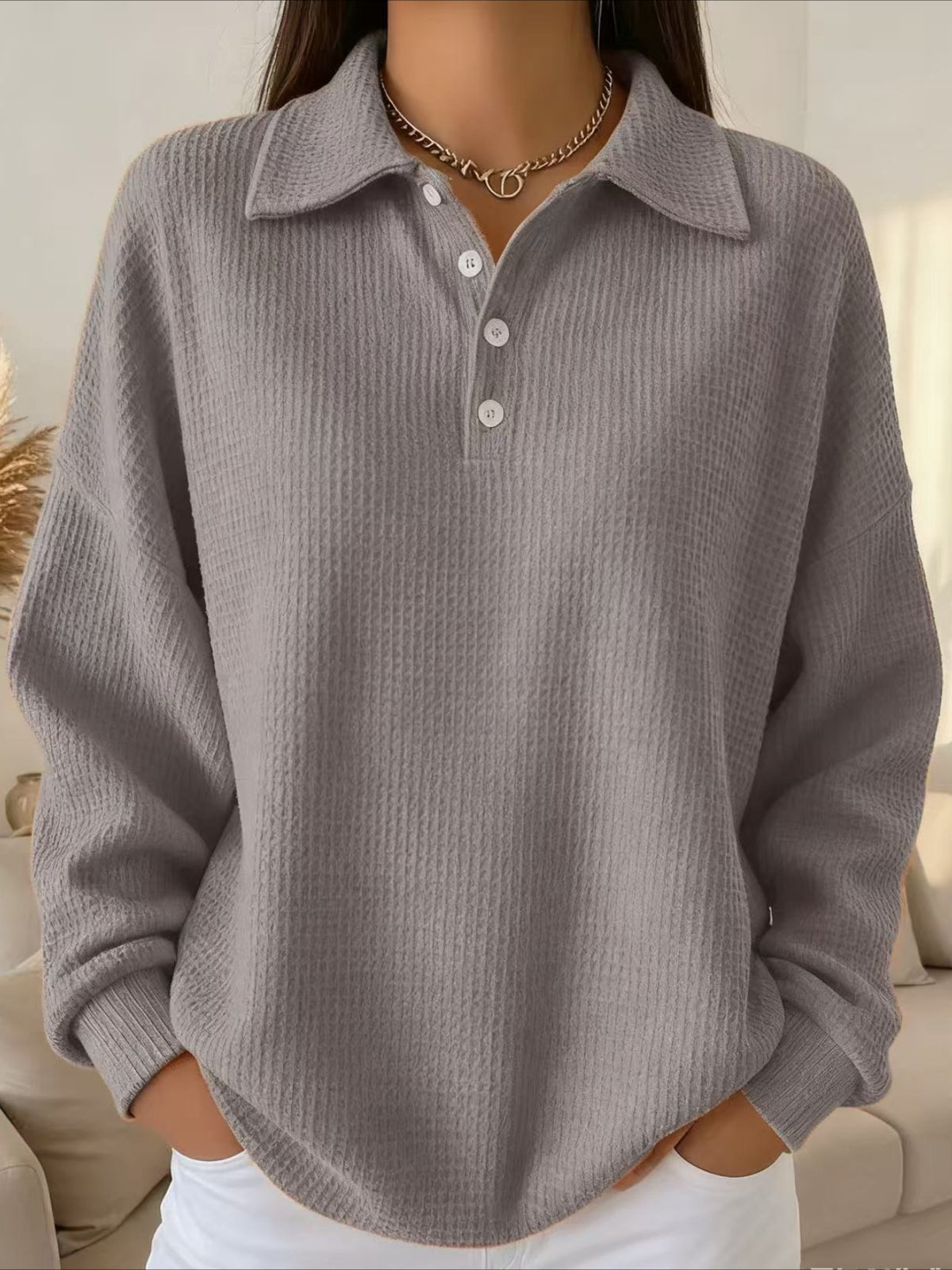 Active Sports Fashion Long Sleeve Square Neck Regular Pullover Sweatshirt