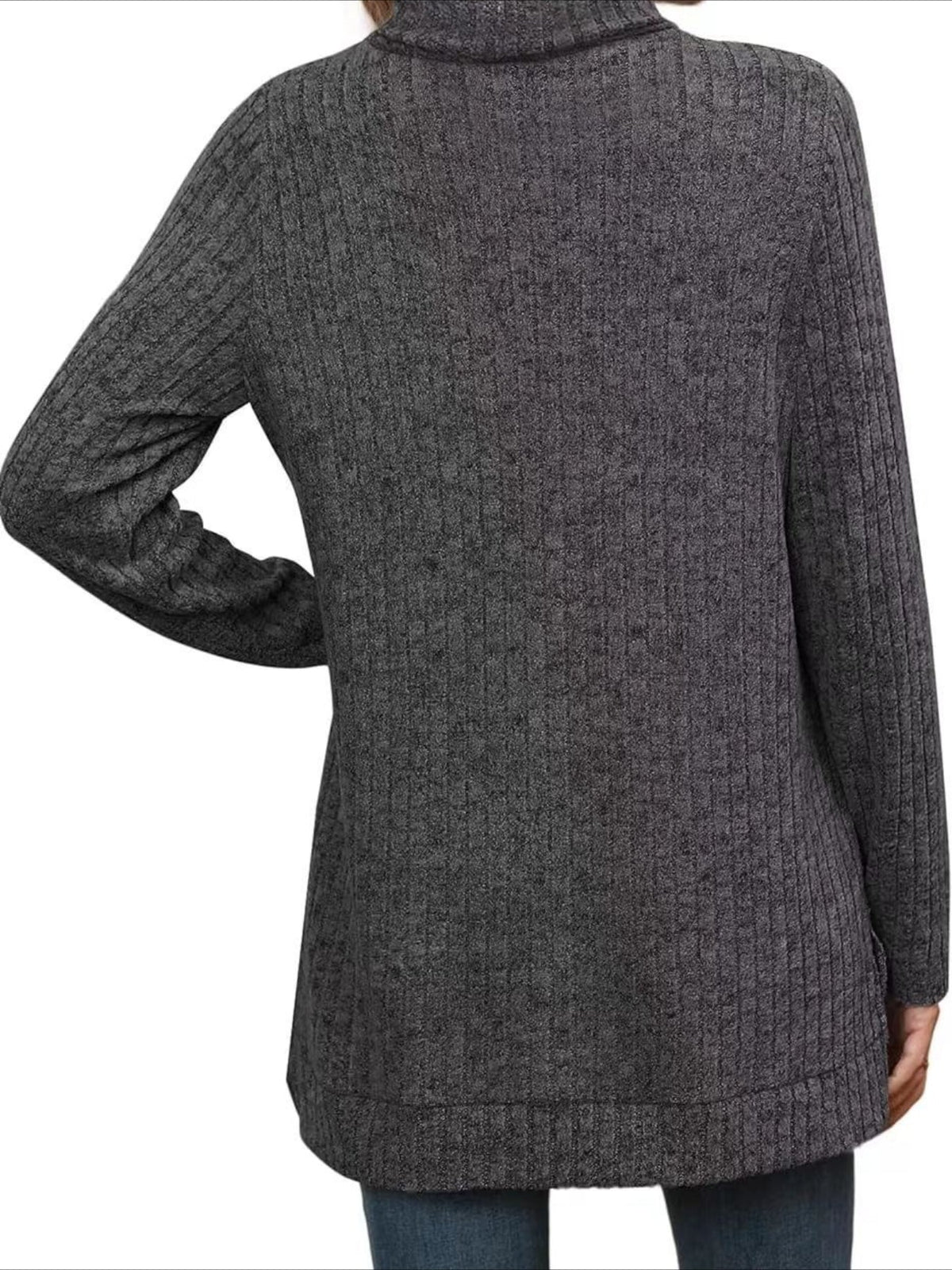 Pullover Turtle Neck Long Sleeve Sweater