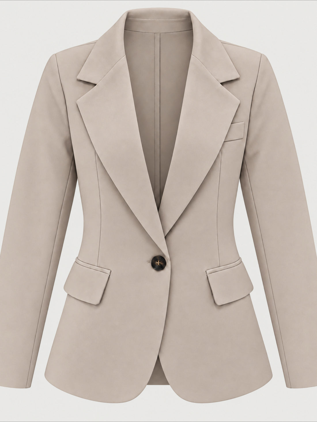 Vintage Split Joint Long Sleeve Regular Blazer