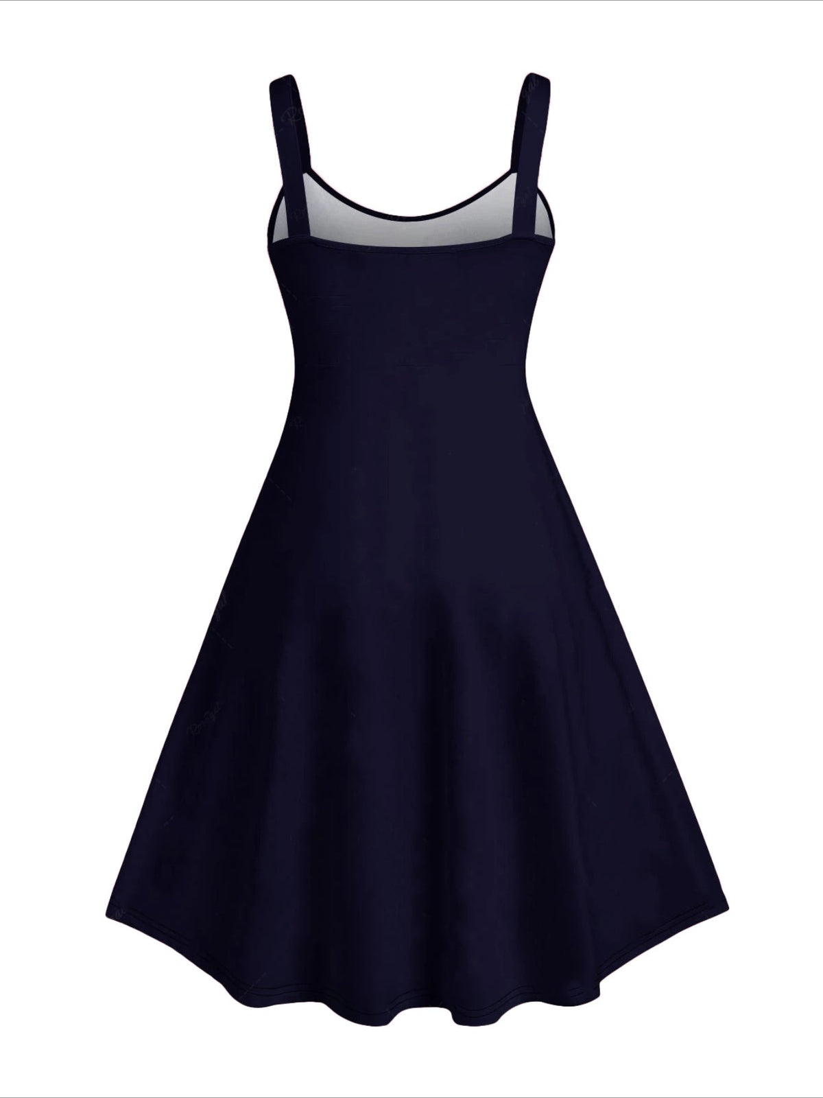 A-Line Sleeveless Knee-Length Tank Dress
