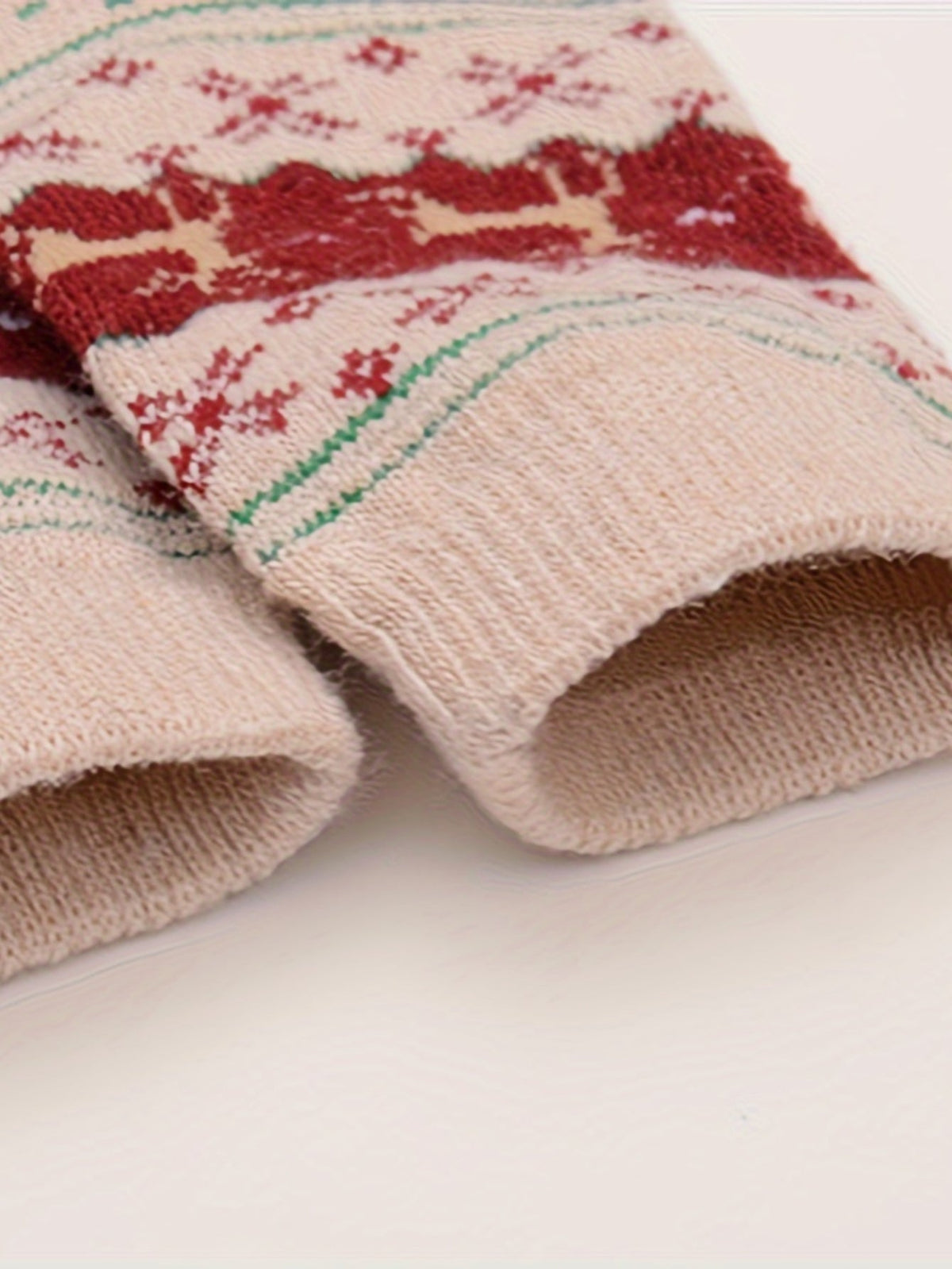 5 Pairs Christmas Elk Print Socks, Comfy & Warm Mid Tube Socks