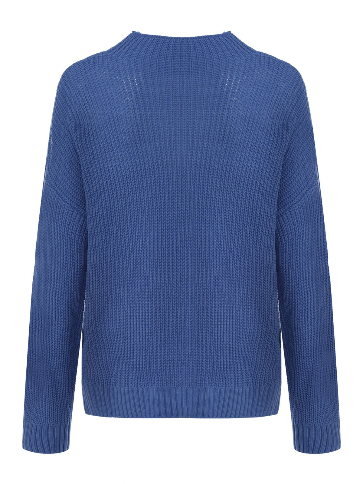 Plain Casual Balloon Sleeve Long Sleeve Sweater