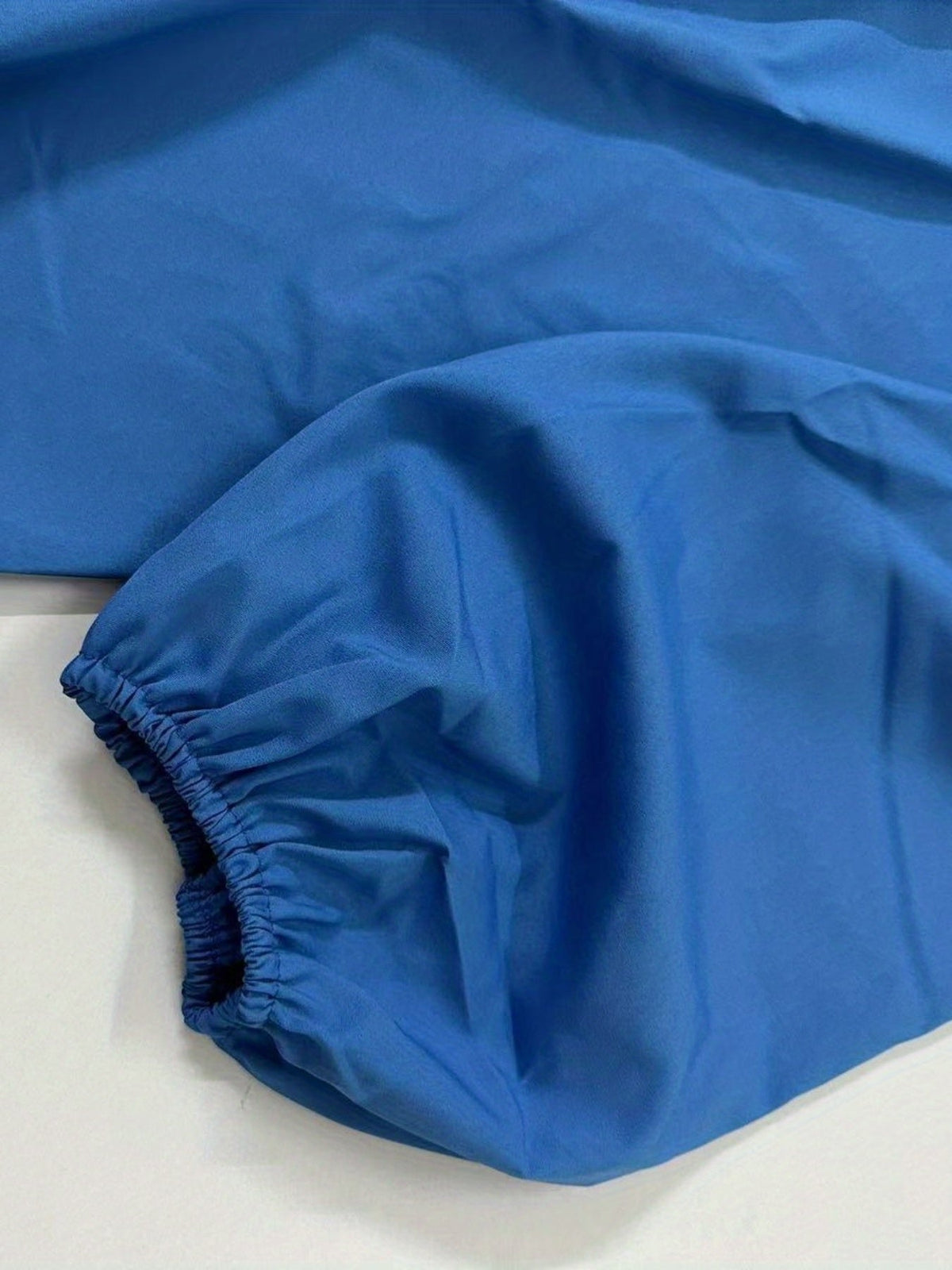 Solid Button Front Blouse, Casual Stand Collar Long Sleeve Blouse