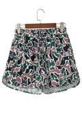 Multicolour Camouflage Print Athletic Lined Shorts