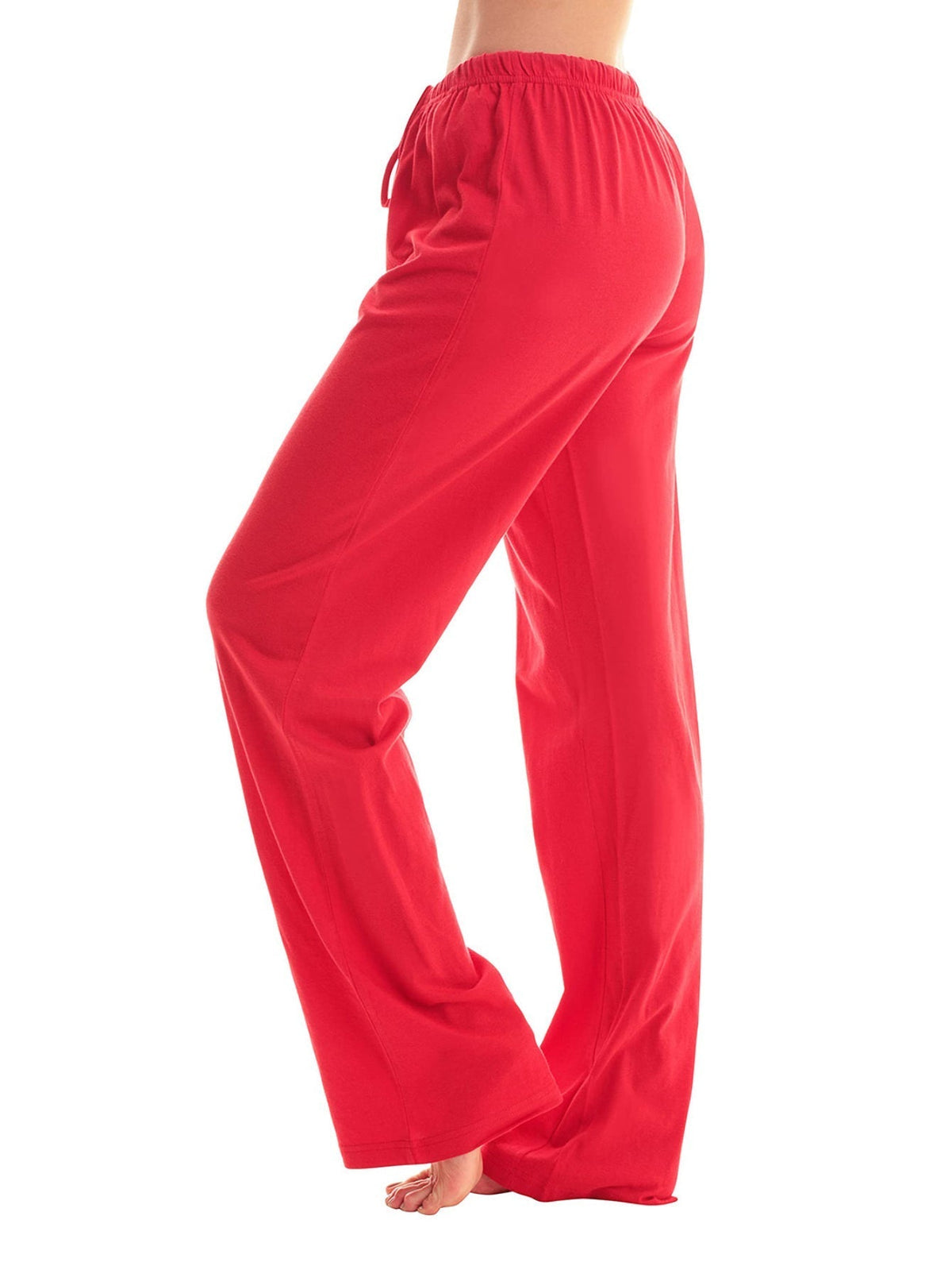 Loose Straight-Leg Casual Pants With High Waist And Floor-Length Design