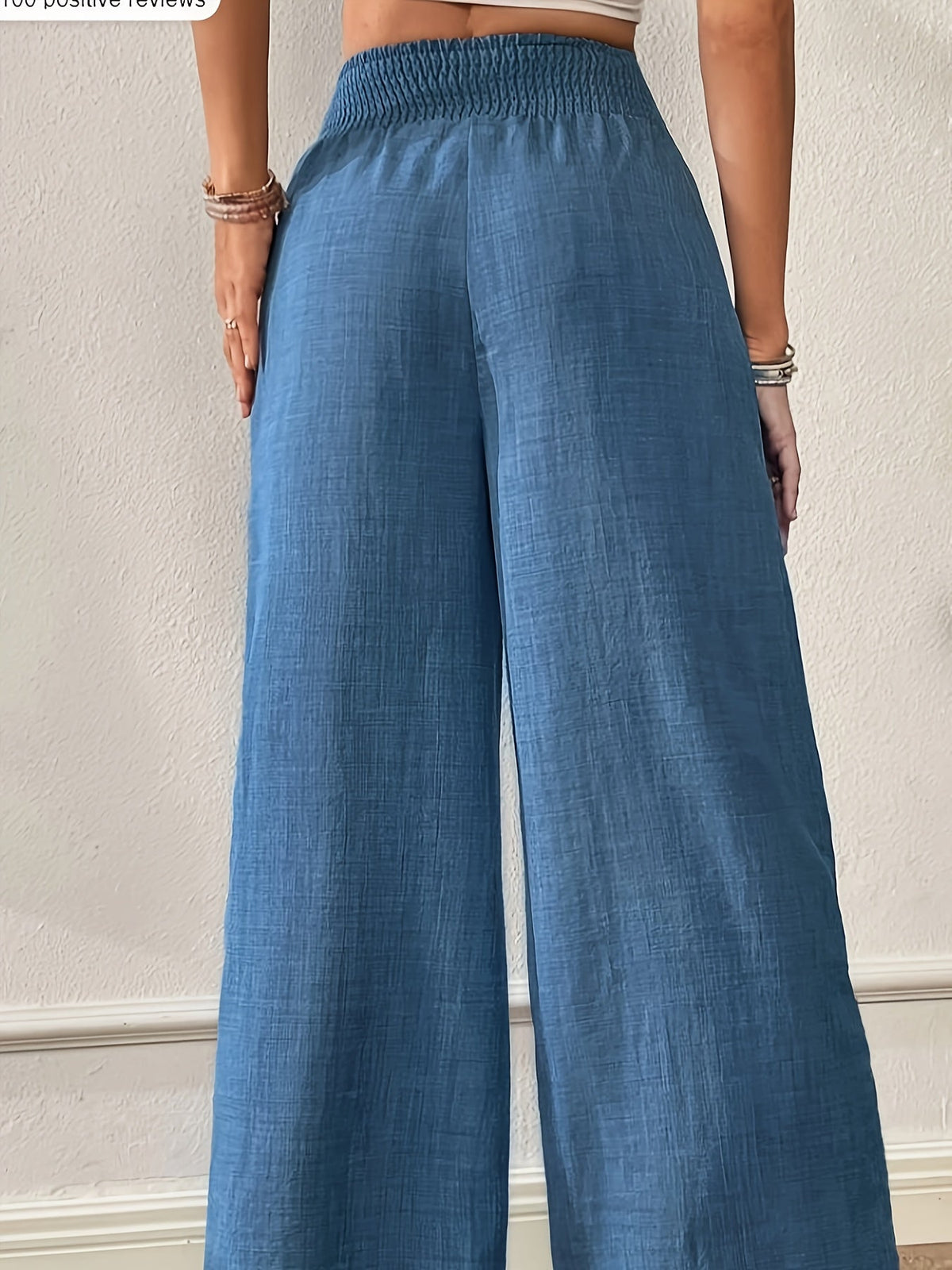 2024 Casual Wide Leg Pants with Belt