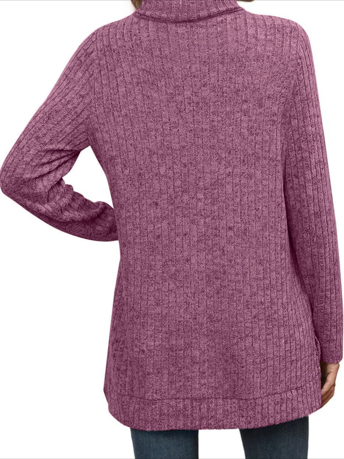 Pullover Turtle Neck Long Sleeve Sweater