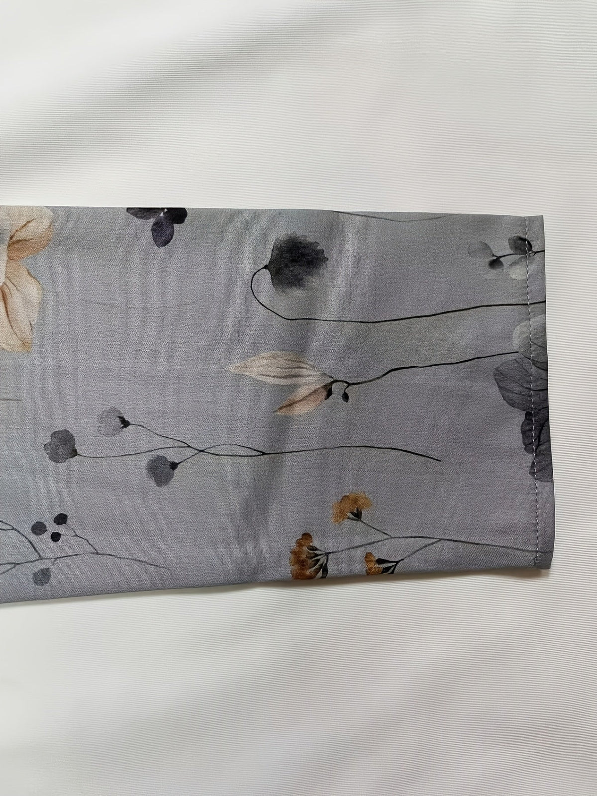 Women's Floral Print Button Up Half Sleeve V Neck Top