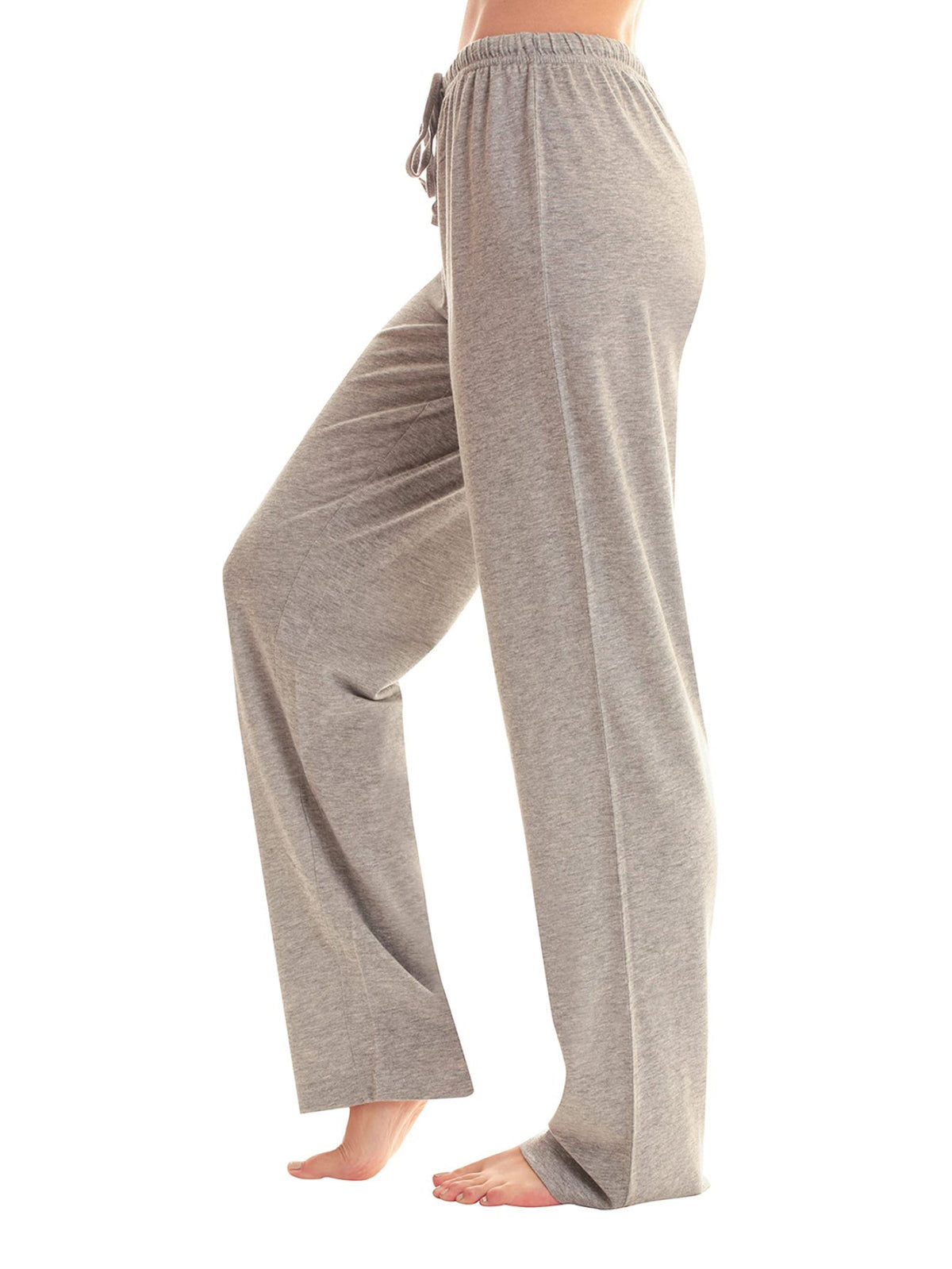 Loose Straight-Leg Casual Pants With High Waist And Floor-Length Design