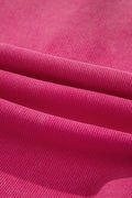 Bright Pink Vintage Distressed Ribbed Mineral Wash Tank Top