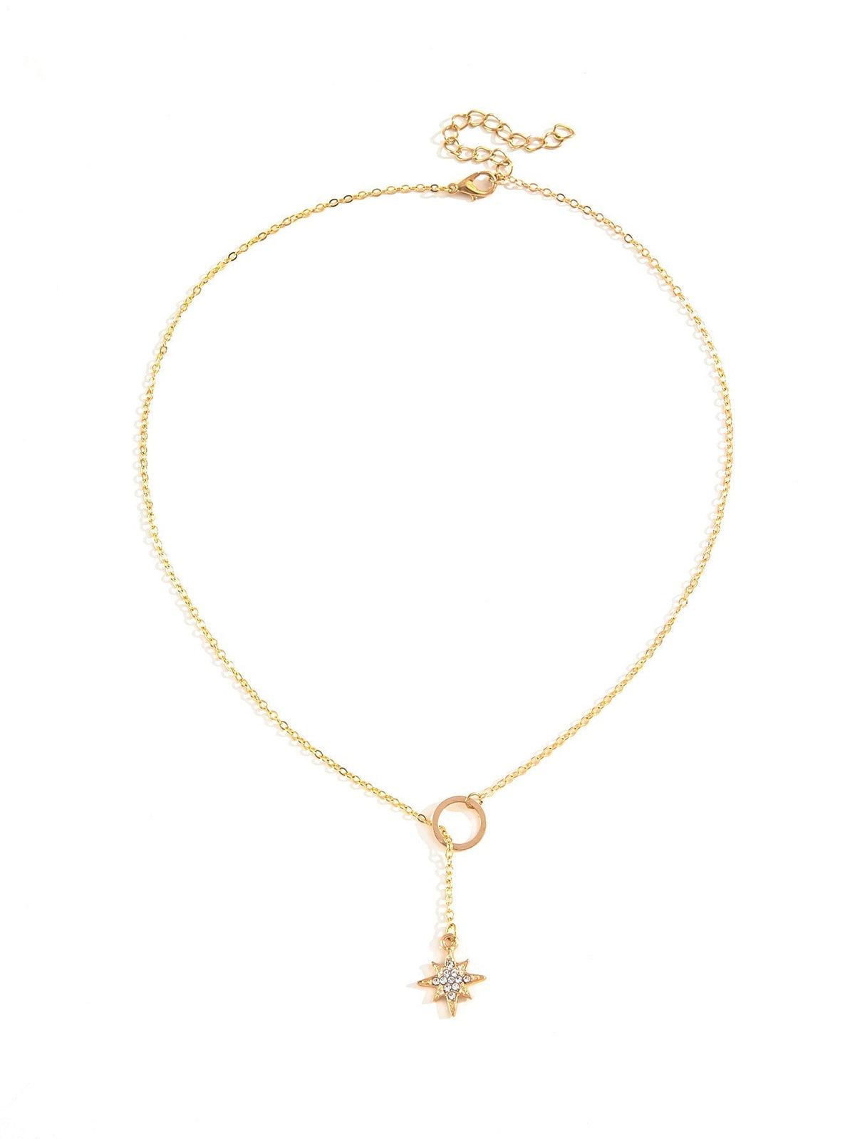 Simple Temperament Design Eight Mans Star Pendant