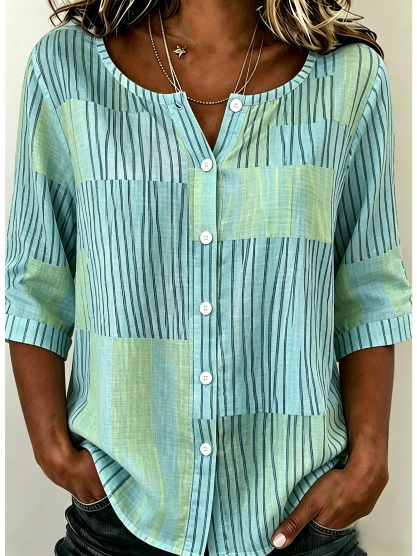 Crew Neck Half Sleeve Shirt Printing Casual Daily Top