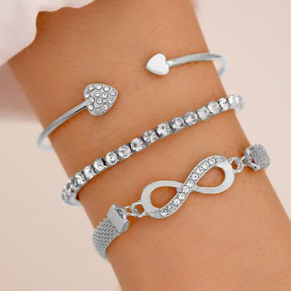 Free Gift Love Opening Bracelet Set of Three