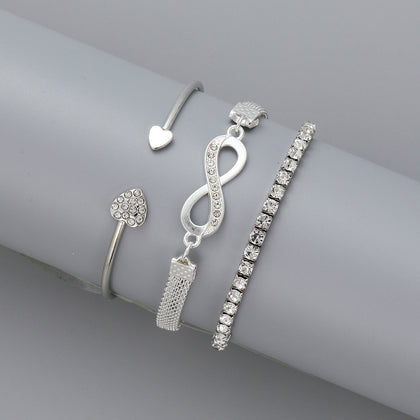 Free Gift Love Opening Bracelet Set of Three