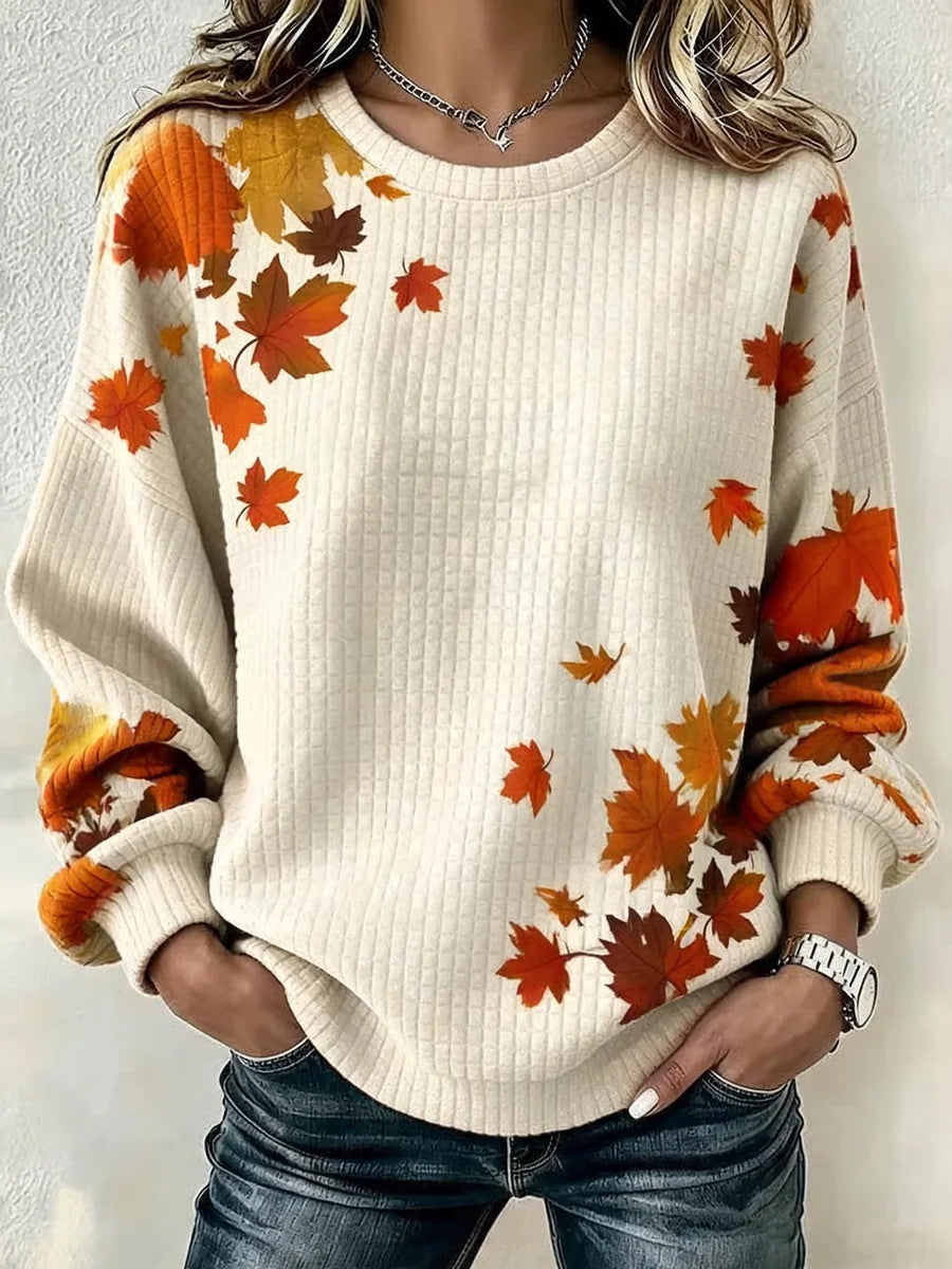 'TIS THE SEASON Casual Crew Neck Halloween Regular Fit Sweatshirt
