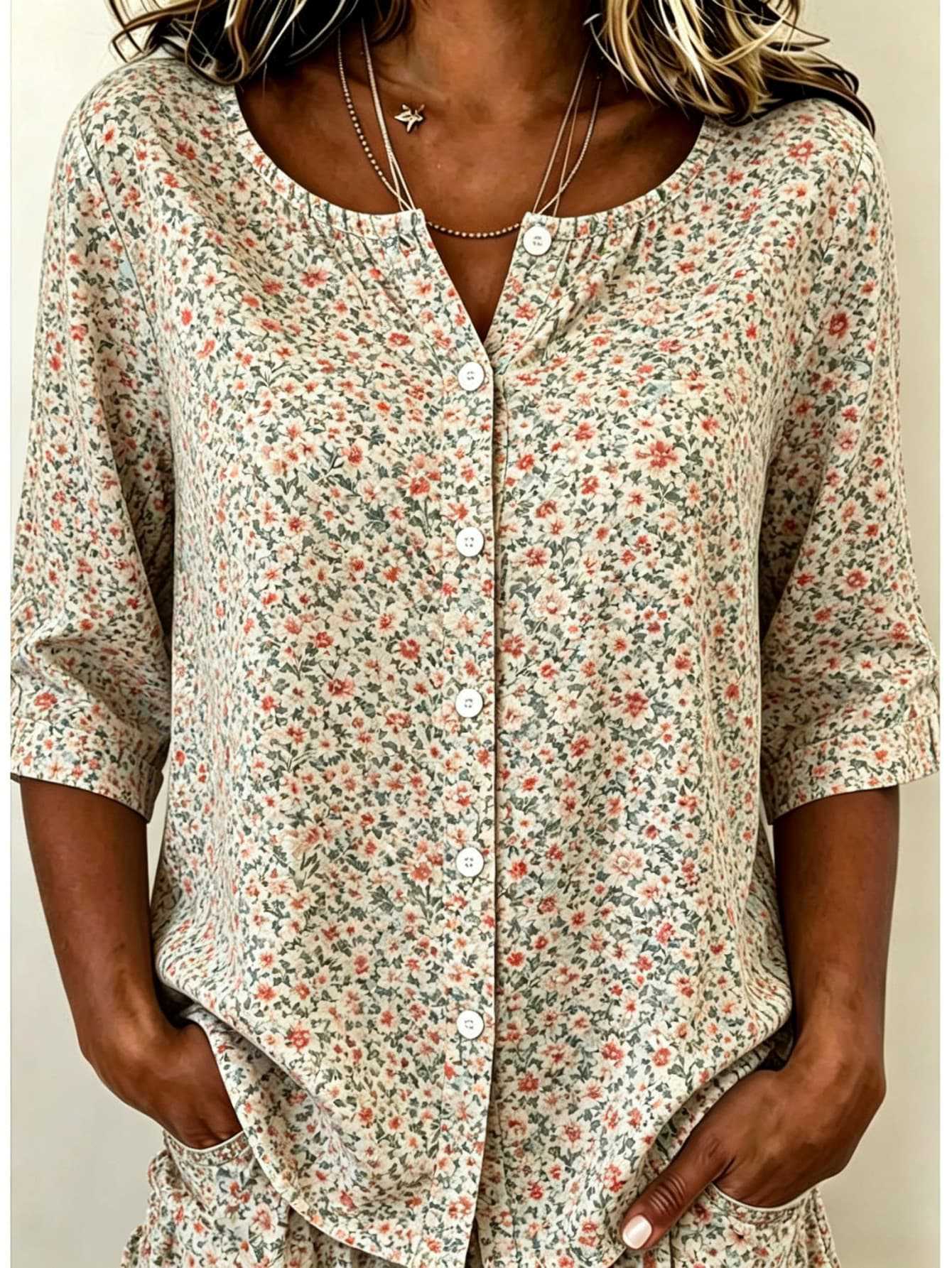 Crew Neck Half Sleeve Shirt Printing Casual Daily Top