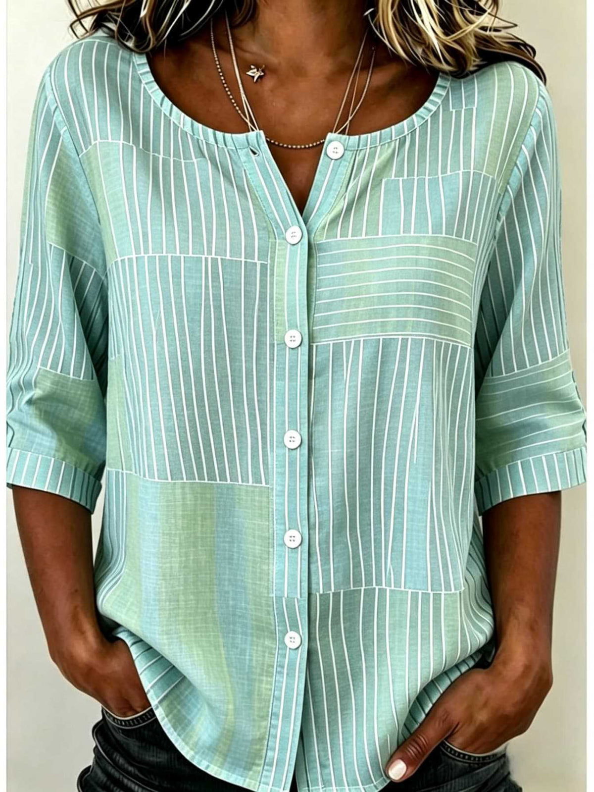 Crew Neck Half Sleeve Shirt Printing Casual Daily Top