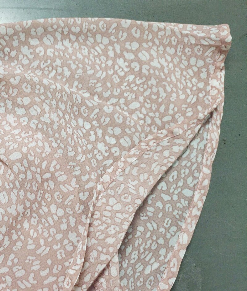 Floral V-Neck Loose Short Sleeved Chiffon T-Shirts
