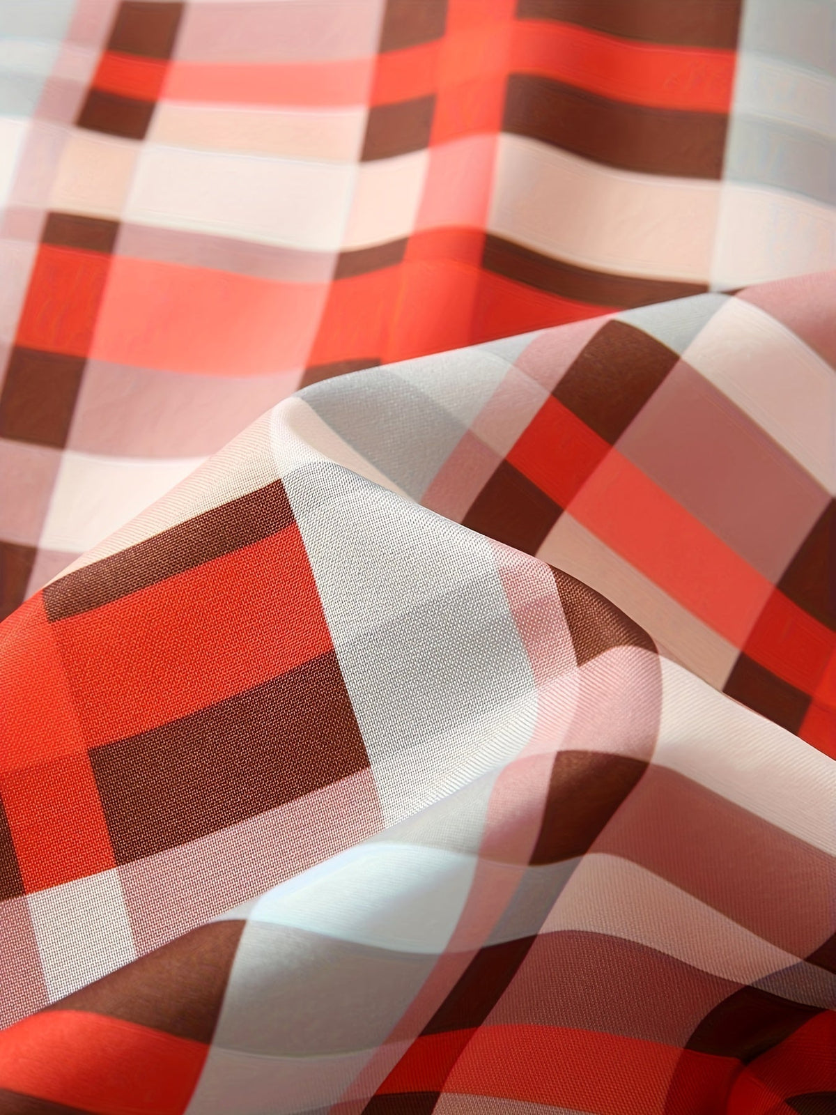 Colorful Plaid Print Shirt, Casual Long Sleeve Button Front Shirt With A Collar