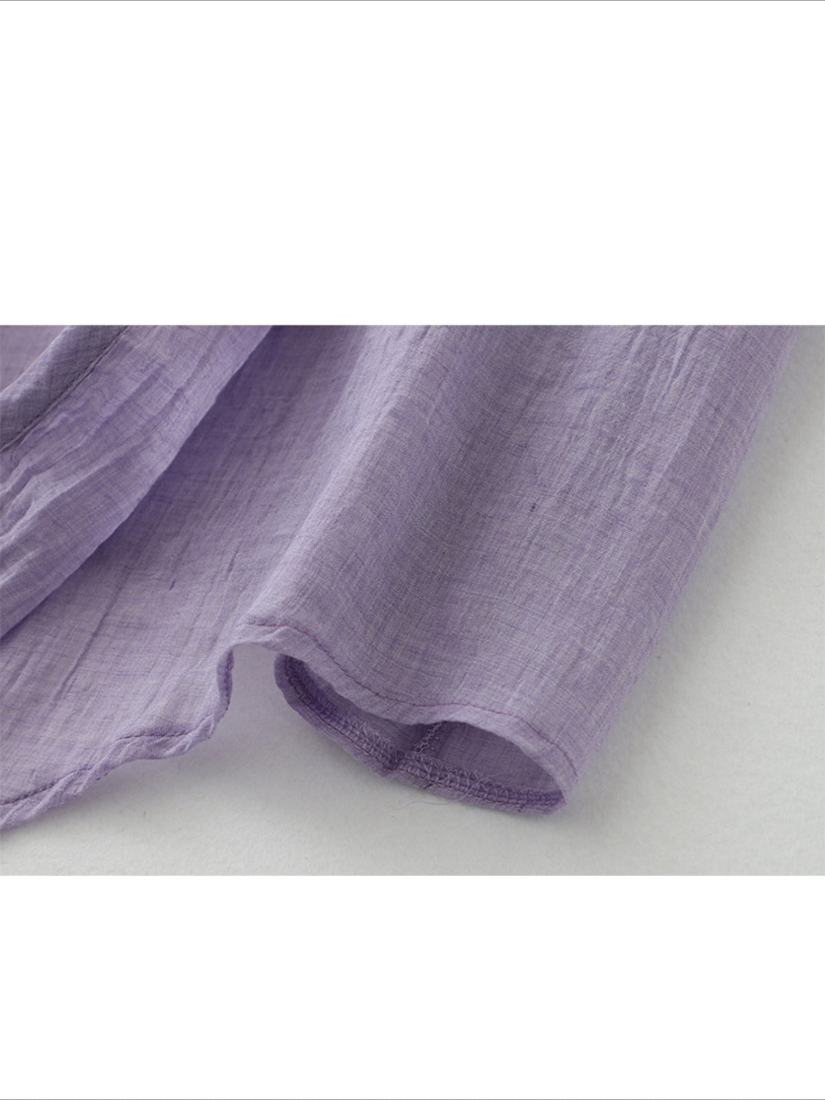 Long Loose Fit Casual Front Opening Short Sleeved and Linen Cover Lightweight and Linen Cardigan