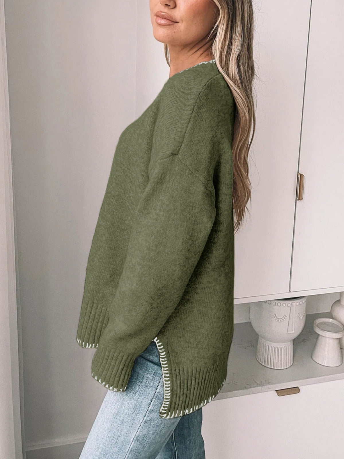 Fashion Autumn Pullover Edge European Style Sweater