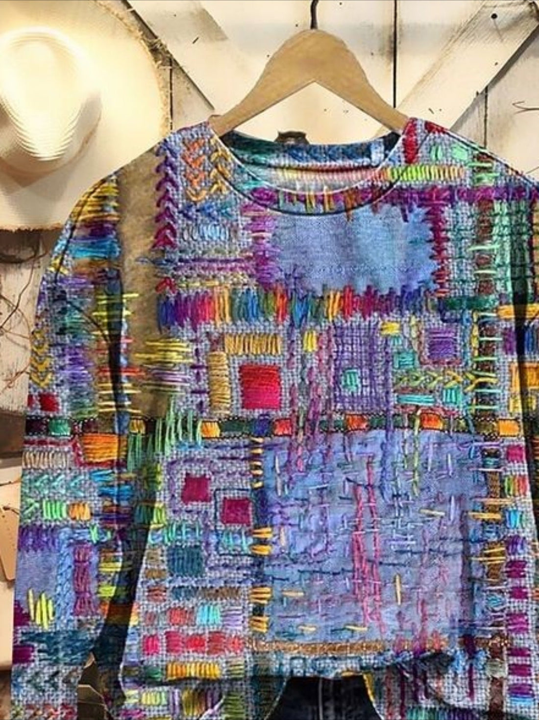 Floral Casual Daily Loose Sweatshirts