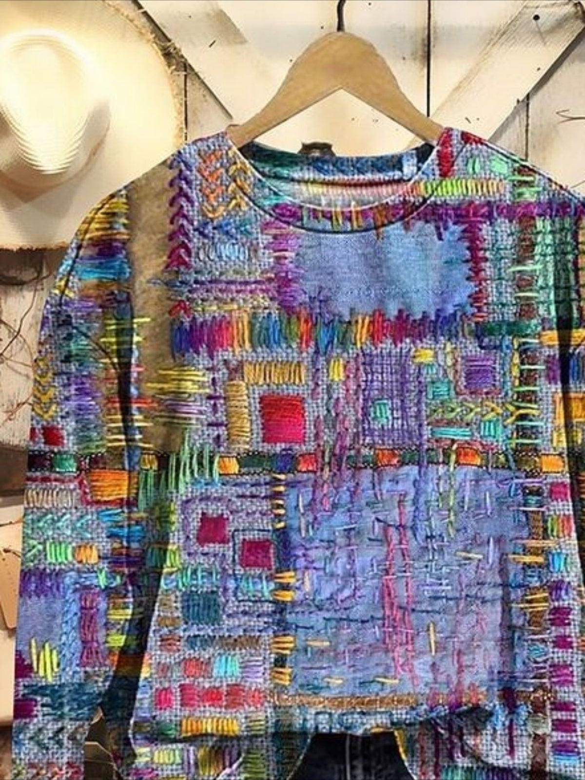 Floral Casual Daily Loose Sweatshirts