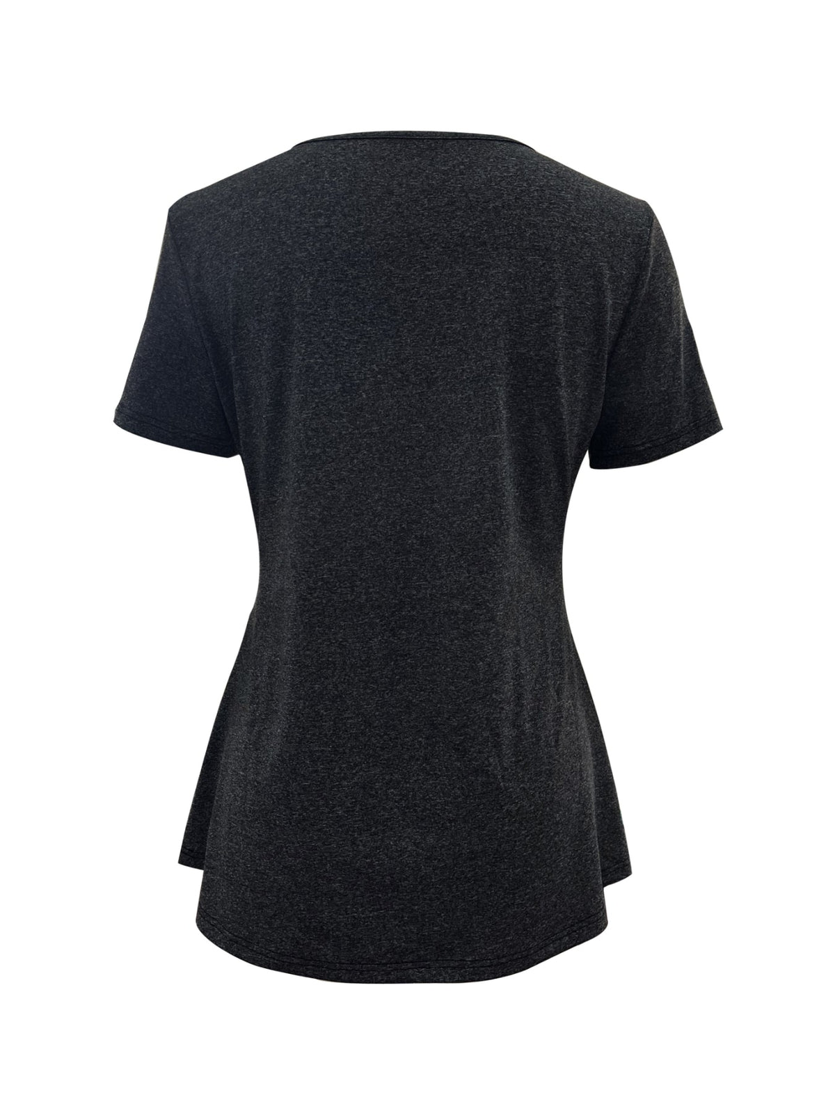 Women's Colorblock Button T-Shirt - Stylish and Comfortable Short Sleeve Top