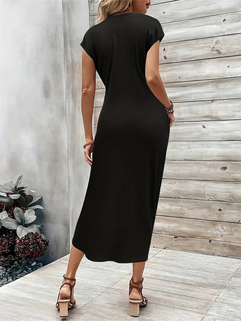 Sleeveless Round Neck Stylish Bodycon Dress