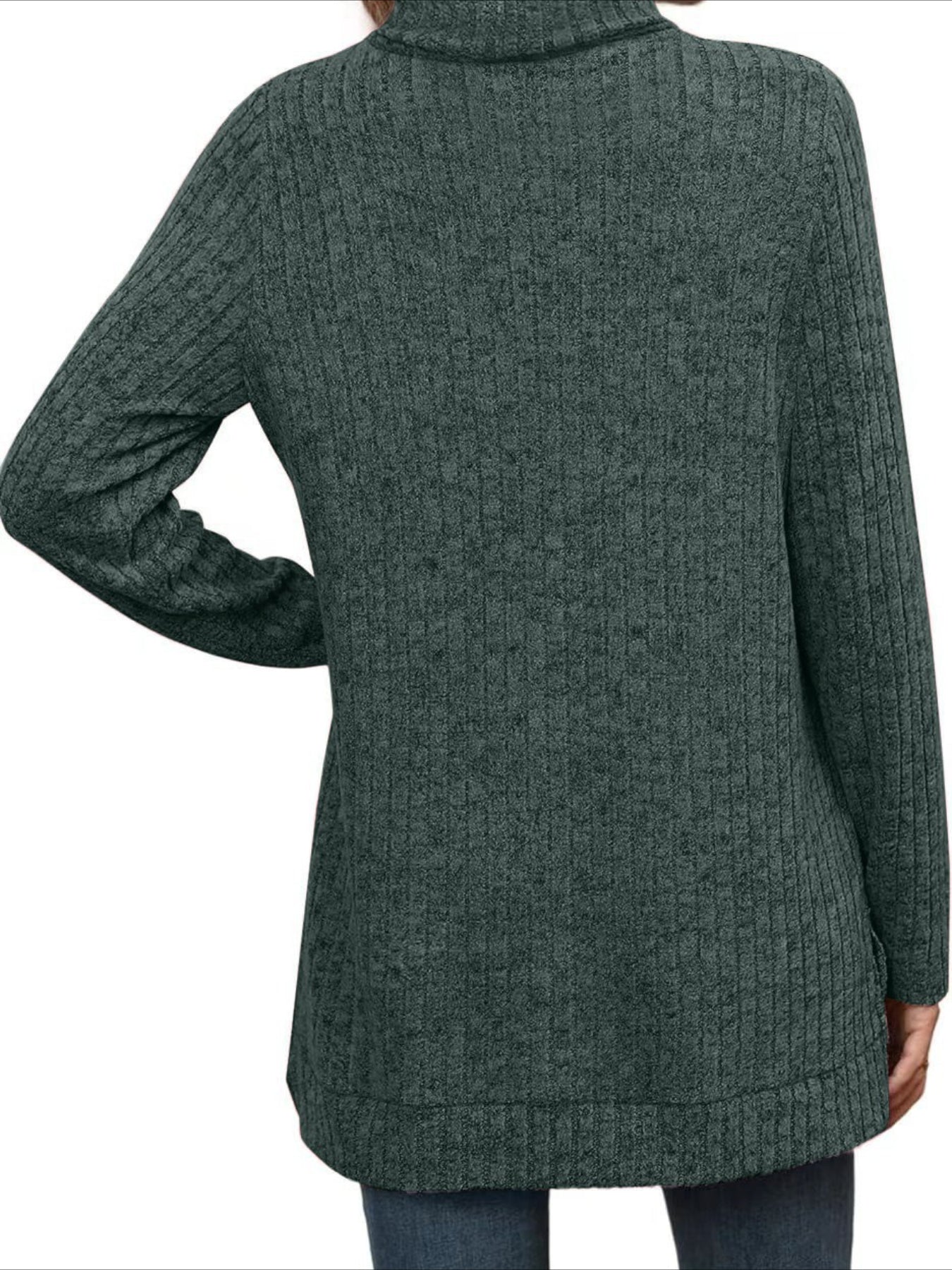Pullover Turtle Neck Long Sleeve Sweater