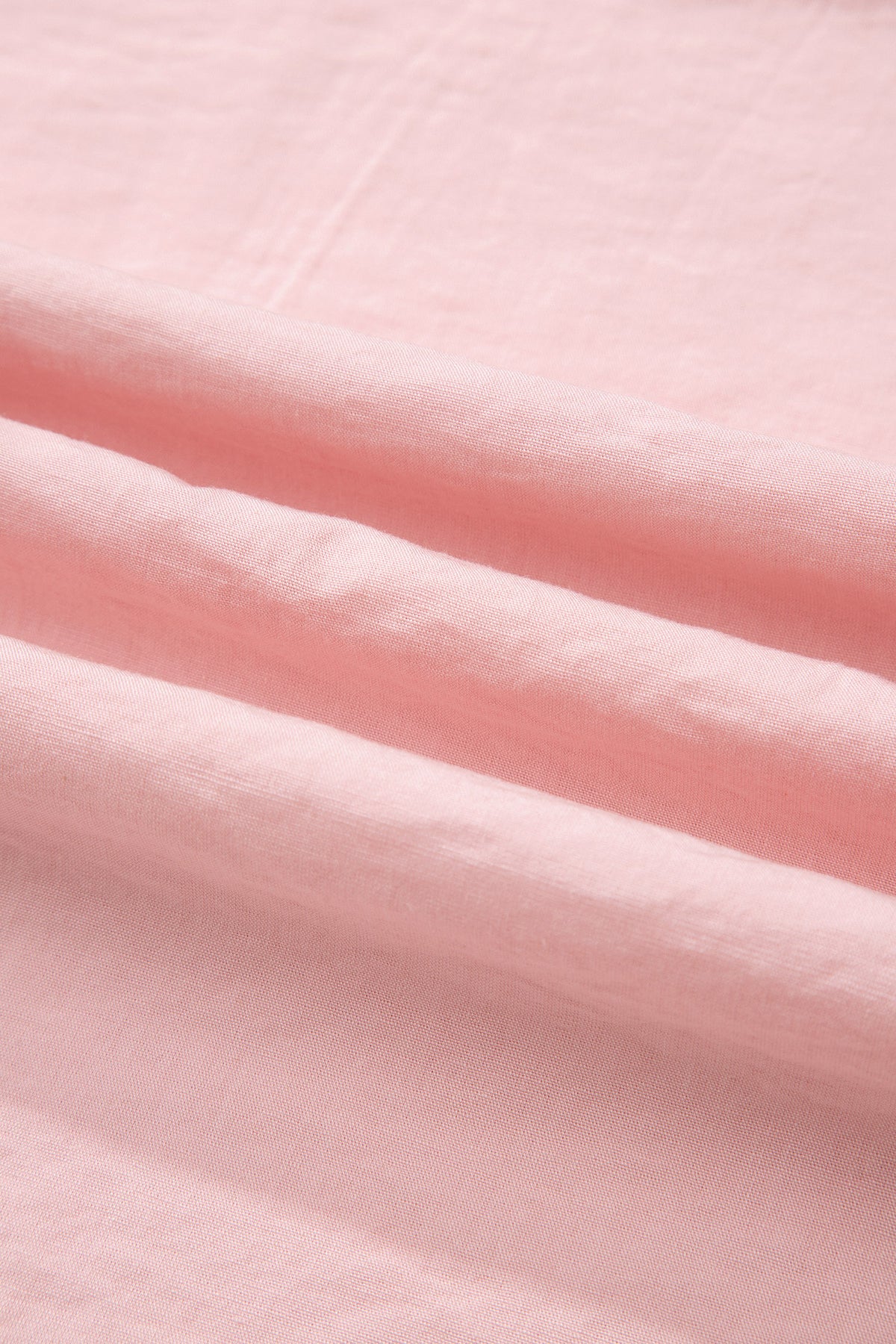 Light Pink Scallop Color Block Trim Puff Sleeve Mini Dress