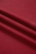 Red Dahlia Oversize Drop Shoulder Reversible Mock Neck Sweatshirt