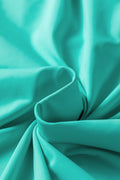 Sea Green Solid Color Tunic Tank Dress Athletic Shorts Two Piece Set