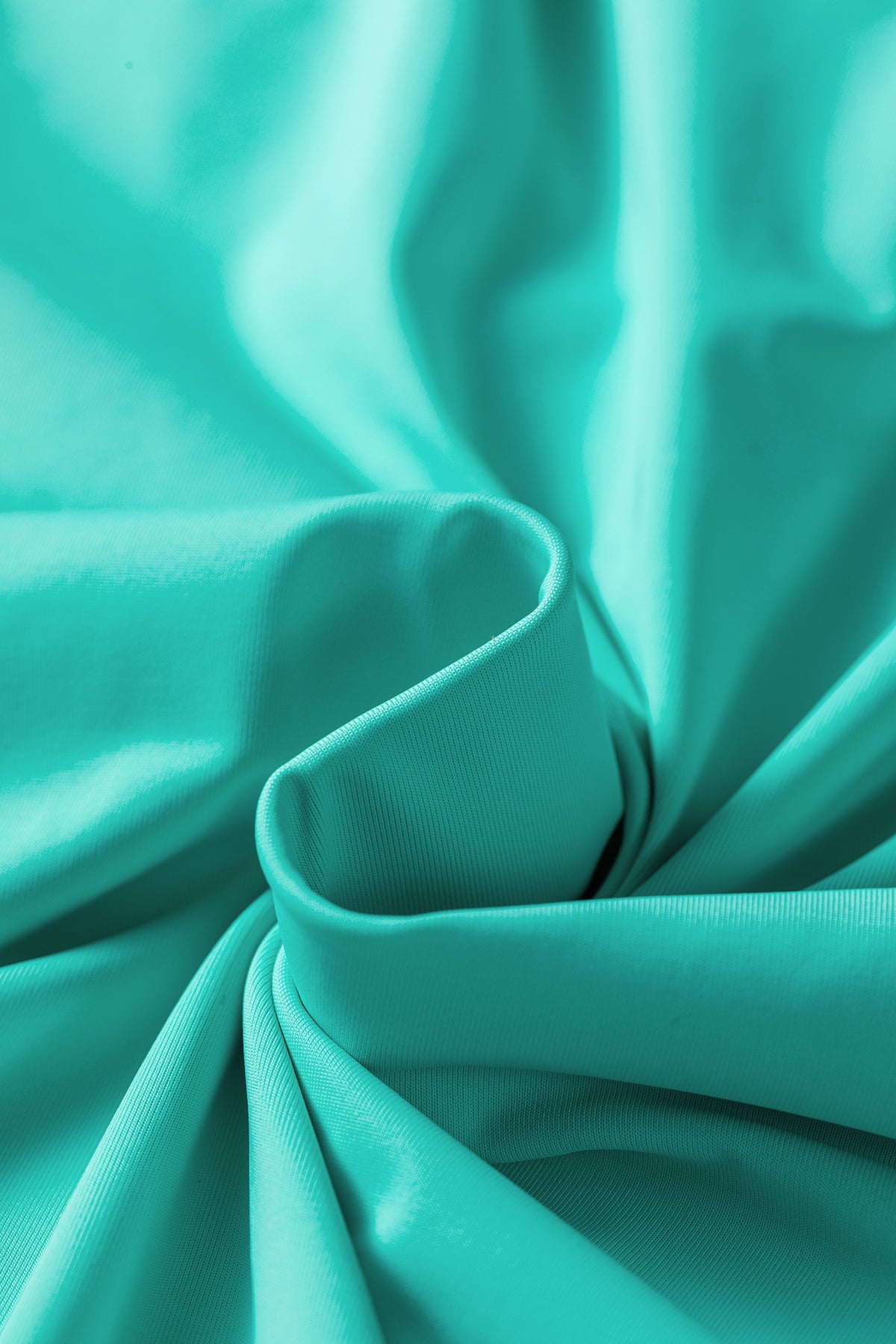 Sea Green Solid Color Tunic Tank Dress Athletic Shorts Two Piece Set