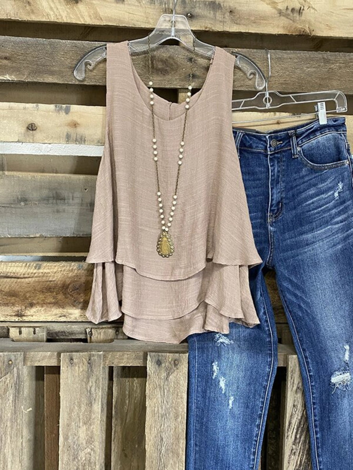European and American Women's Fake Two-Piece Casual Vest