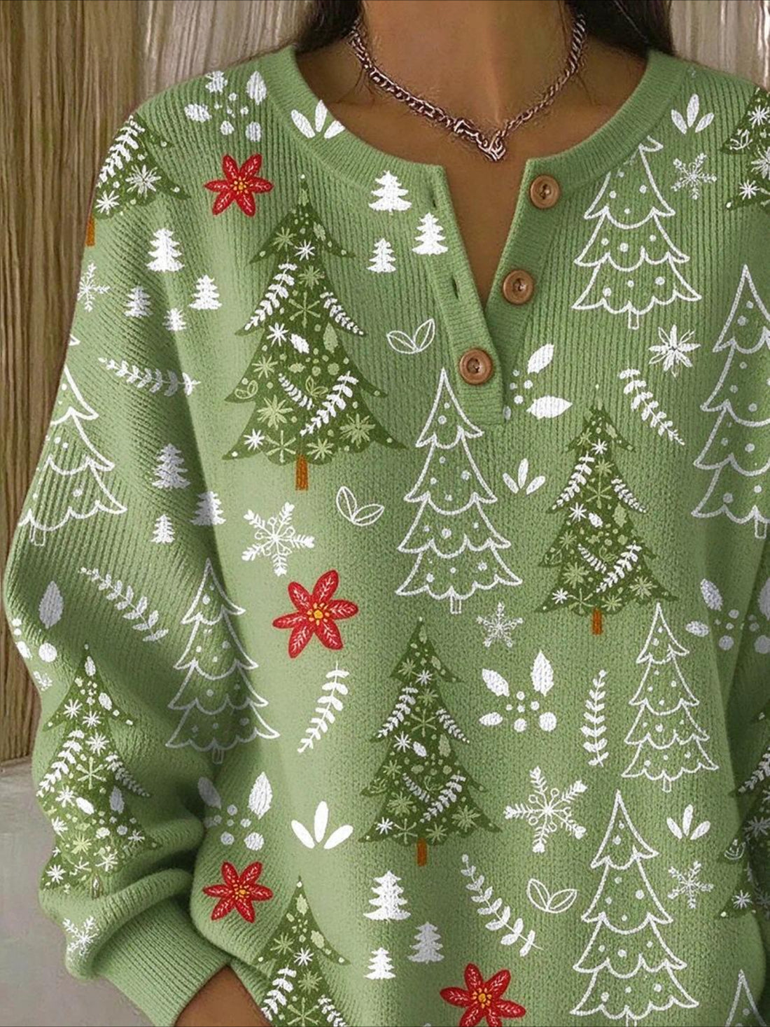 Printing Christmas Tree Sweatshirt