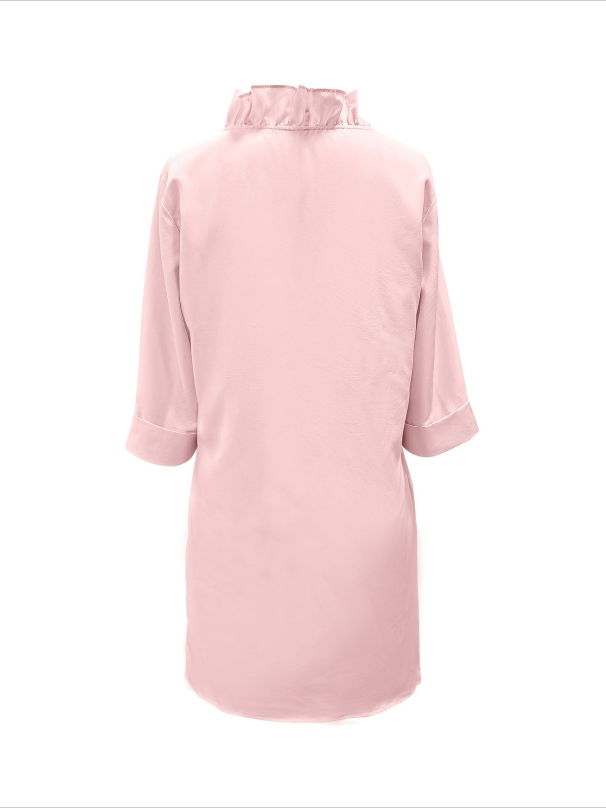 Gentle Style Elegant Commuter Solid Color Versatile Midi Dress